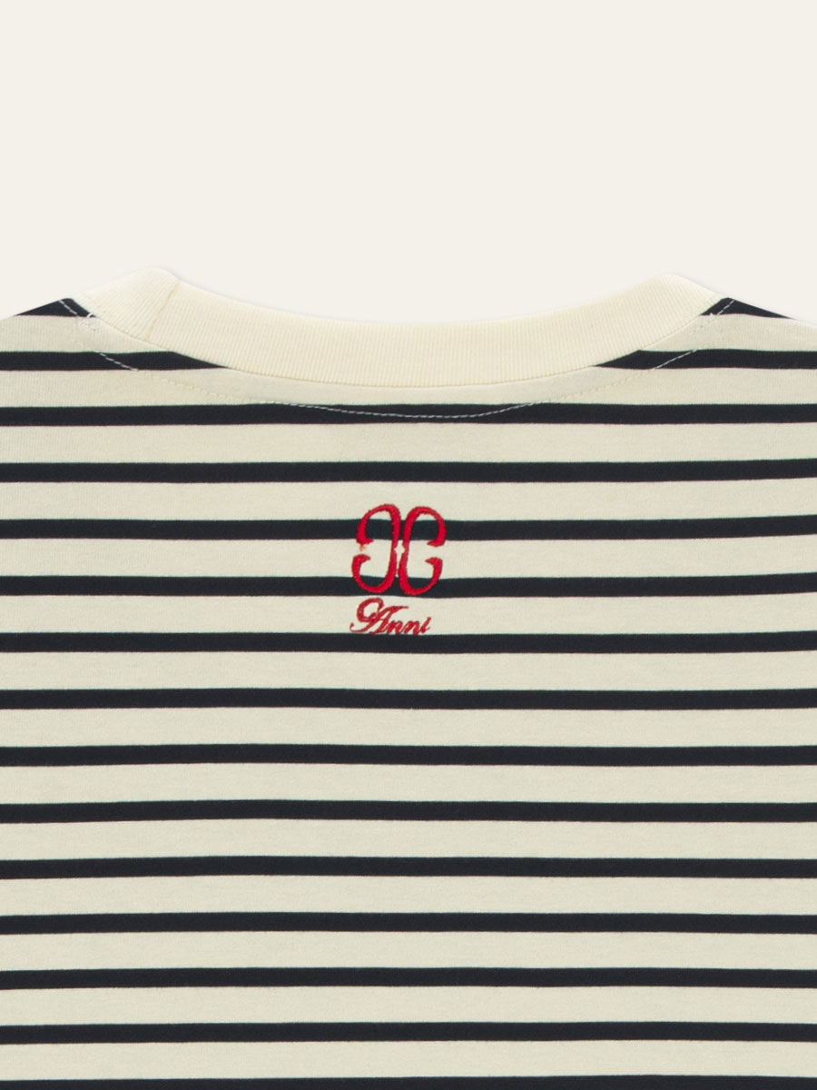 CANNI]DROP STRIPE HALF SLEEVE (Black)- 직장인 남성 쇼핑몰 댄블