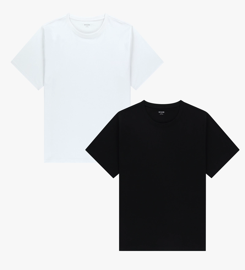 CANNI]DROP STRIPE HALF SLEEVE (Black)- 직장인 남성 쇼핑몰 댄블